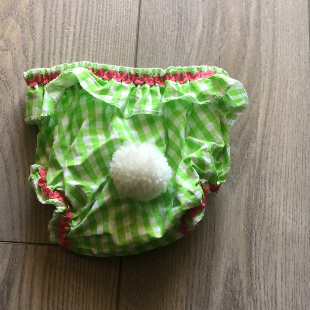 Baby Bunny Gingham Diaper Cover